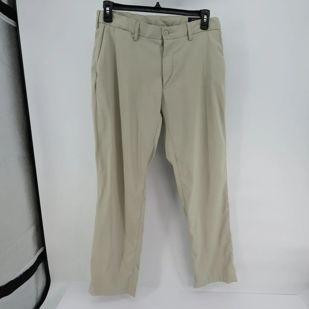 Polo Ralph Lauren Performance Stretch Classic Fit Khaki Pants‎ Mens 34x32